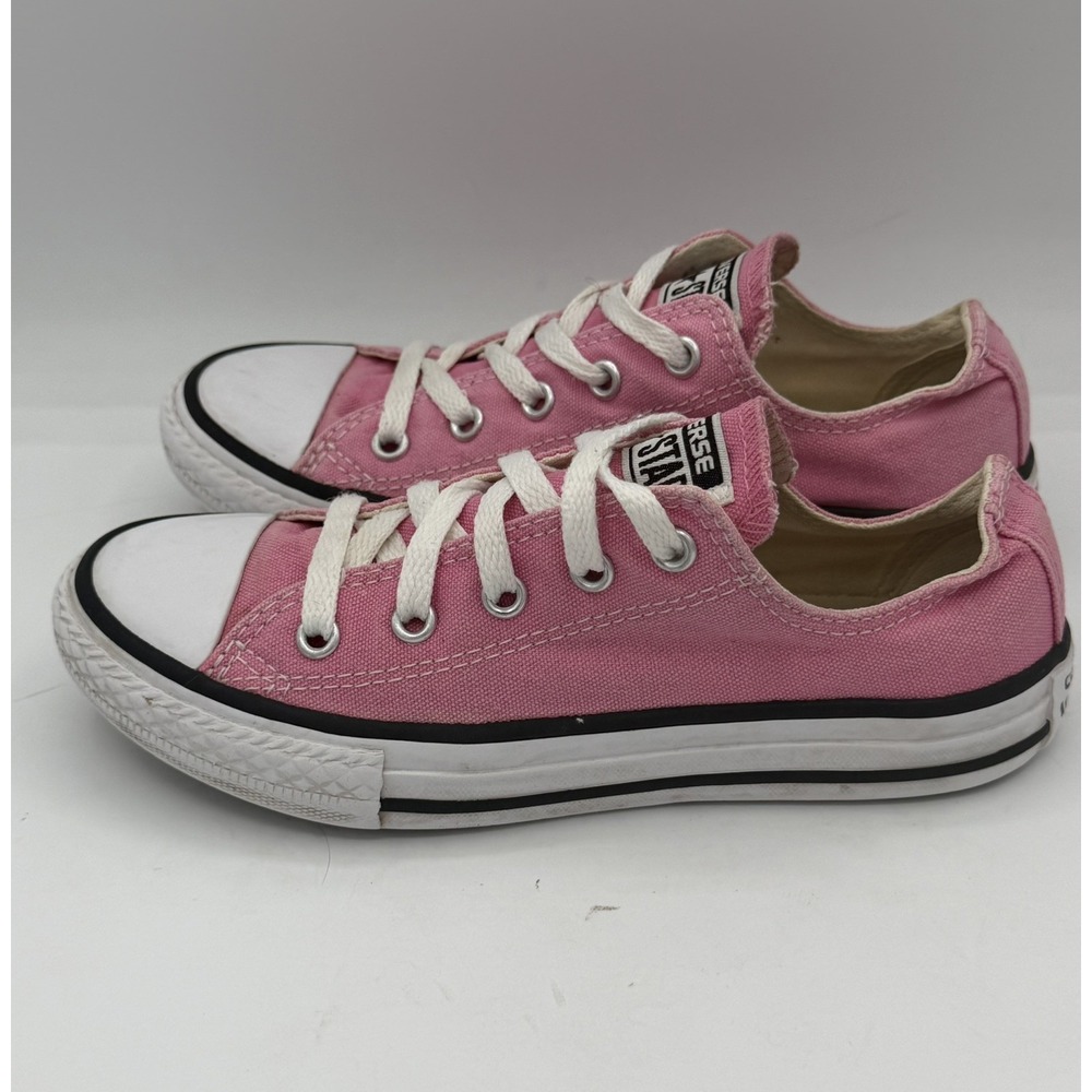Converse All Star Shoe Youth Pink Chuck Taylor In Pink Canvas Size 1